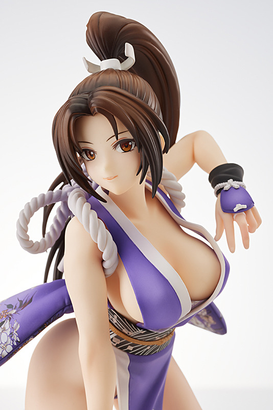 衣装から見え隠れする大迫力ボディ！『KOF』シリーズより「不知火舞」フィギュアが再登場ー印象が大きく変わる“2Pカラー”も同時展開