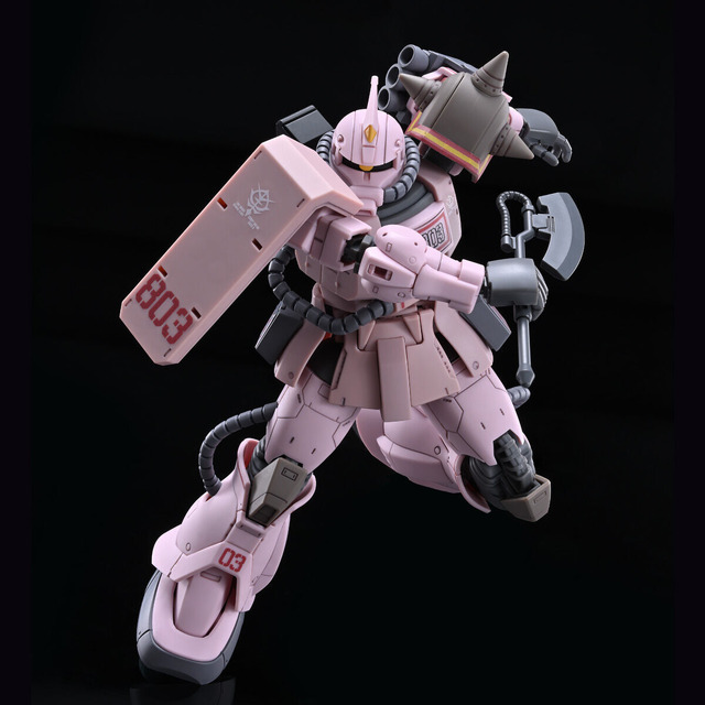 「機動戦士ガンダム MSD」より「ザク・デザートタイプ ピンクパンサー隊機」がHGガンプラ化！ザクIIから大幅変更された外装形状を再現