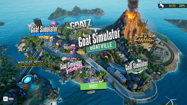 帰ってきたカオスなヤギゲー『Goat Simulator Remastered』PS5パッケージ版発売決定！