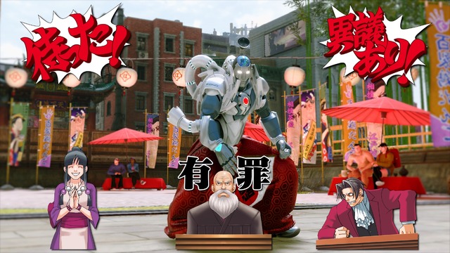 その『スト6』参戦、異議あり！『逆転裁判』コラボパスが本日3月3日17時より配信―証言台に立つリュウや、トノサマンなりきり装備など