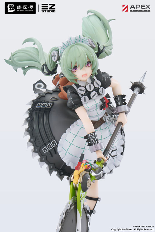 気弱メイド少女と巨大ノコギリのギャップ！『ゼンゼロ』より「カリン」がフィギュア化―あみあみで予約受付中