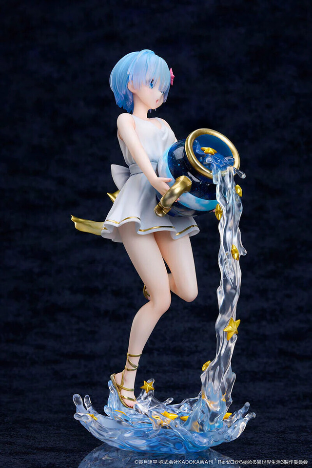 神話風の衣装から伸びる太もも！「リゼロ」より「レム」が1/7スケールフィギュア化ーあふれ出す水はまるで本物のような透明感