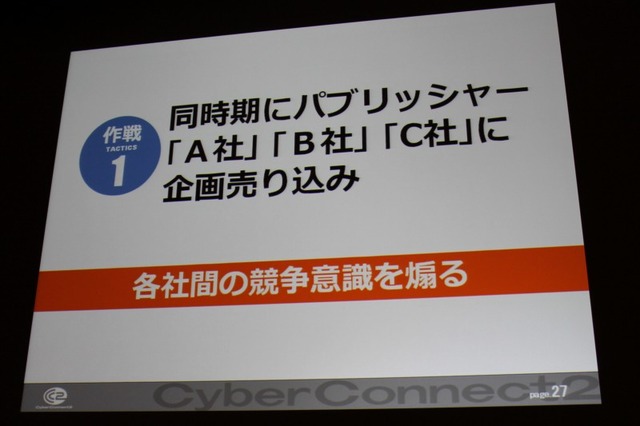 【CEDEC 2010】作りたいゲームを作るための作戦～サイバーコネクトツー松山氏