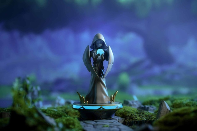 『原神』より「七天神像（モンド）」がフィギュアライト化！球体と台座部分が神秘的に光り輝く