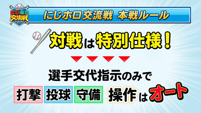 「にじホロ交流戦2025」ルール、グッズ、チケット情報まとめ―にじさんじ、ホロライブが『プロスピ2024-2025』で直接対決