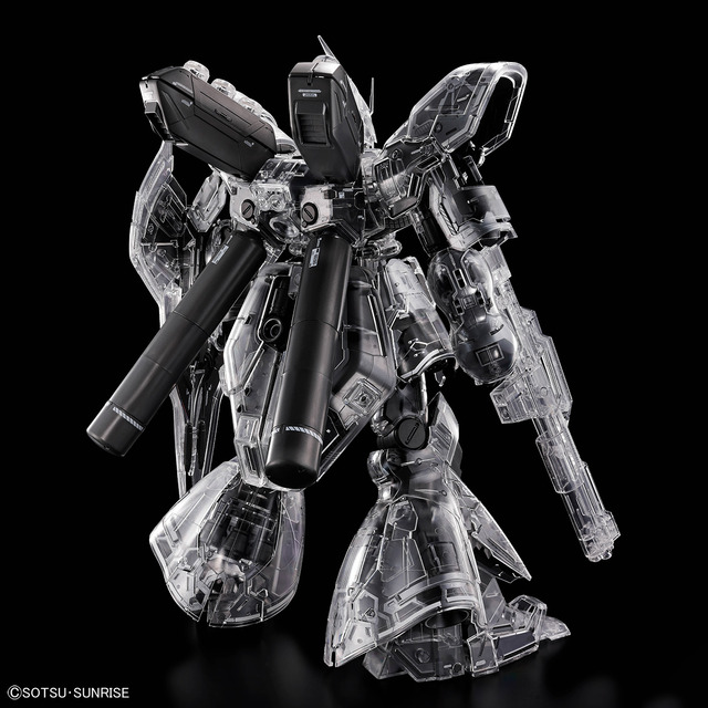 特別感マシマシ！逆シャアの「νガンダム」「サザビー」がメカニカルクリアでMGガンプラ化