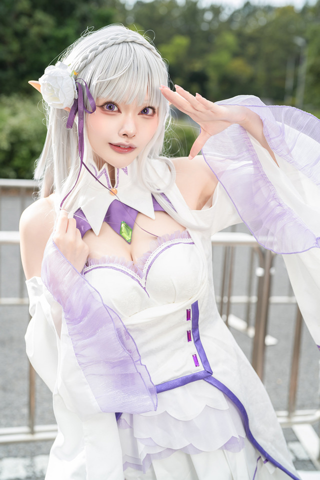 エミリア「Re:ゼロから始める異世界生活」／水羽えと（X：@Etocha_cos）