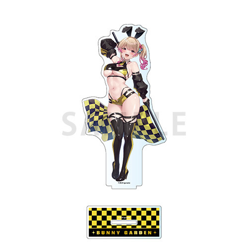 レースクイーン衣装がけしからん！『バニーガーデン』新グッズ&ポップアップストア開催―抽選会では特大アクリルフィギュアも