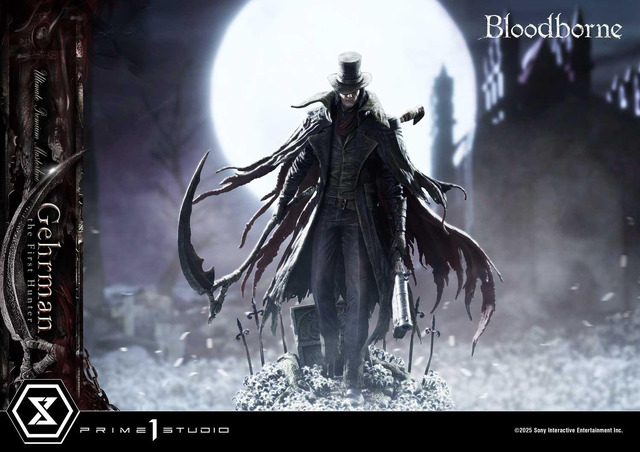 お値段約20万円！『Bloodborne』よりゲールマンがスタチュー化―葬送の刃を手にしたイケオジ“最初の狩人”を緻密に再現