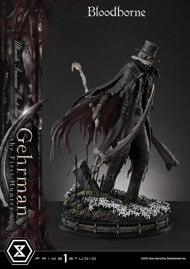 お値段約20万円！『Bloodborne』よりゲールマンがスタチュー化―葬送の刃を手にしたイケオジ“最初の狩人”を緻密に再現