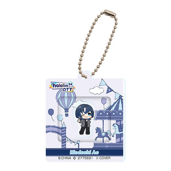 ホロライブ・紫咲シオン、大空スバルら全14種！シャカシャカ動く「hololive CITY’24」アクリルウィンドウチャーム第4弾