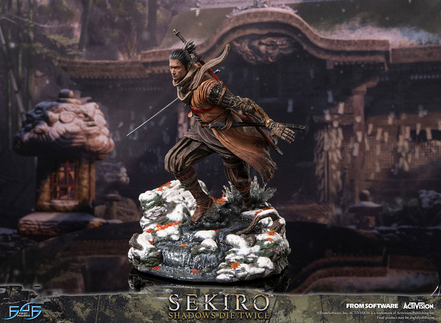 『SEKIRO』主人公「狼」のスタチューが予約開始！楔丸と不死斬りを背負い、戦国の世を駆ける