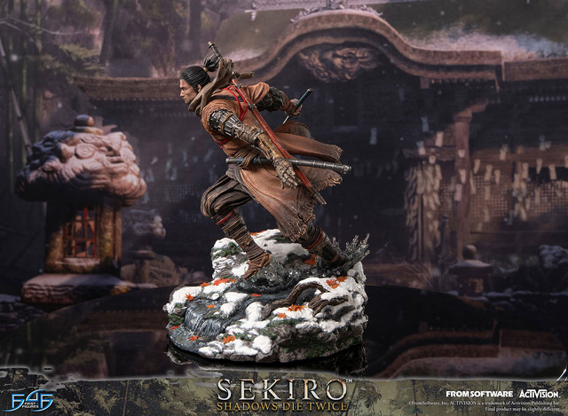 『SEKIRO』主人公「狼」のスタチューが予約開始！楔丸と不死斬りを背負い、戦国の世を駆ける
