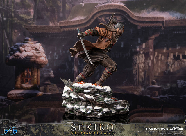 『SEKIRO』主人公「狼」のスタチューが予約開始！楔丸と不死斬りを背負い、戦国の世を駆ける
