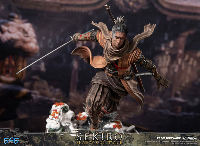 『SEKIRO』主人公「狼」のスタチューが予約開始！楔丸と不死斬りを背負い、戦国の世を駆ける
