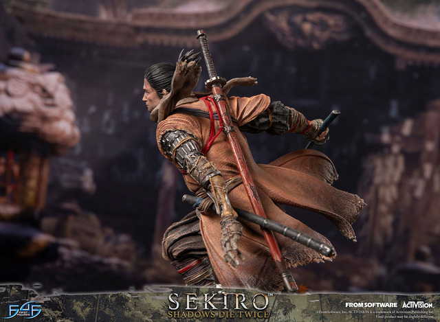 『SEKIRO』主人公「狼」のスタチューが予約開始！楔丸と不死斬りを背負い、戦国の世を駆ける