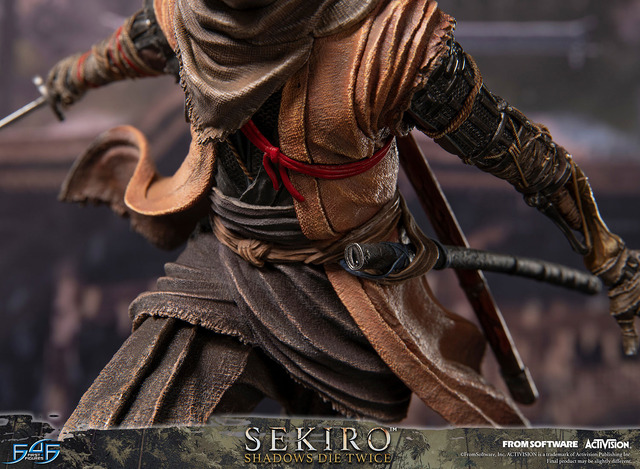 『SEKIRO』主人公「狼」のスタチューが予約開始！楔丸と不死斬りを背負い、戦国の世を駆ける