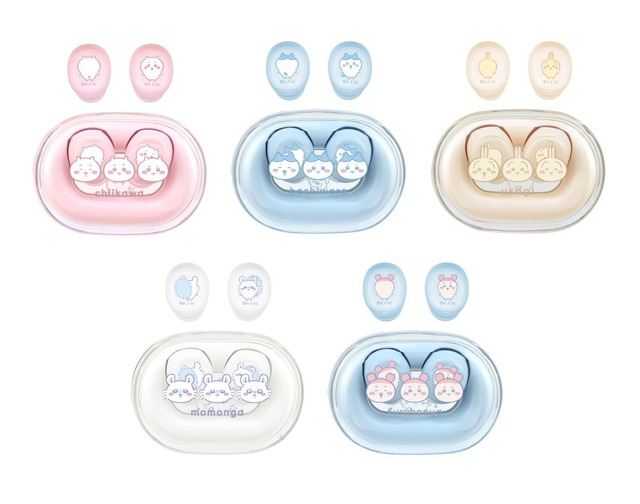 「ちいかわ」可愛いワイヤレスイヤホンも！新商品全4種が本日5月16日11時より発売ーミニサイズのうちわはピースデザイン