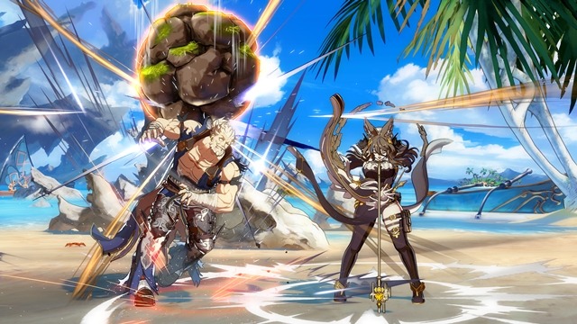 『GBVSR』新キャラ「ガレヲン」の“唇”演出にドギマギ！？ ド派手な投げキャラとして存在感を示す【先行体験レポ】