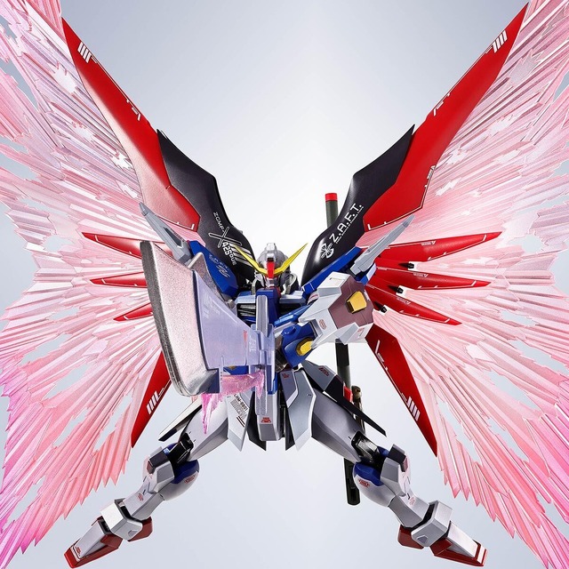 「ガンダムSEED」デスティニー、ストフリのMETAL ROBOT魂[Re:Coordinate]版に「エフェクトパーツセット」が登場！鮮やかな「光の翼」が機体を引き立てる