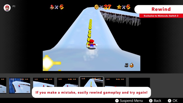 スイッチ2では『NINTENDO 64 Nintendo Classics』もパワーアップ！巻き戻し、アナログフィルターなど3つの新機能を追加