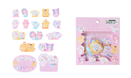 「ちいかわ」×「サンリオキャラクターズ」ペア同士がそれぞれになりきる！“ふわっふわもこもこ”衣装を纏った「うさぎ＆ポムポムプリン」など新作グッズ多数