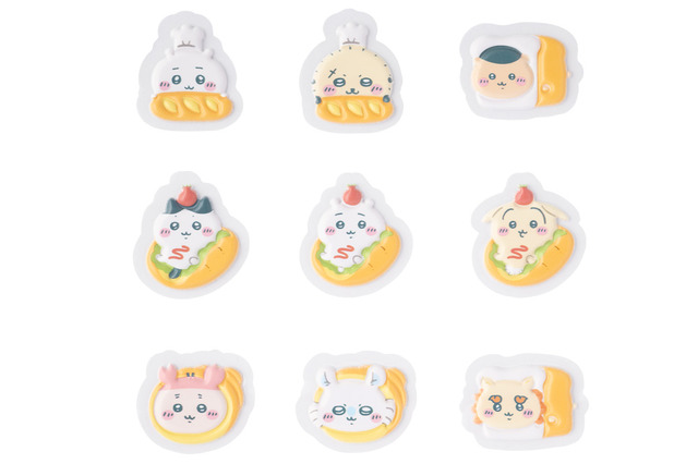 パンにサンドされた「ちいかわ」たちが可愛すぎる…！マスコットやステーショナリーなど「ちいかわベーカリー」限定グッズ第2弾が6月13日発売