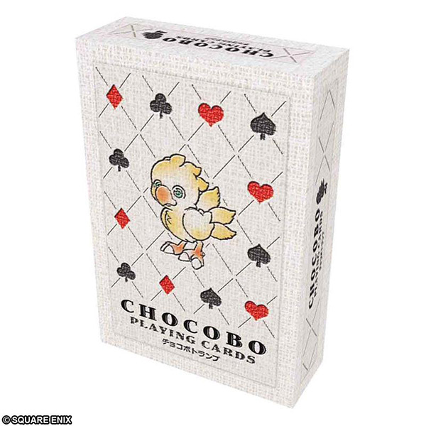 大きく描かれたチョコボが可愛い！『FF』より「チョコボトランプ」再受注が開始―描き下ろしイラストも