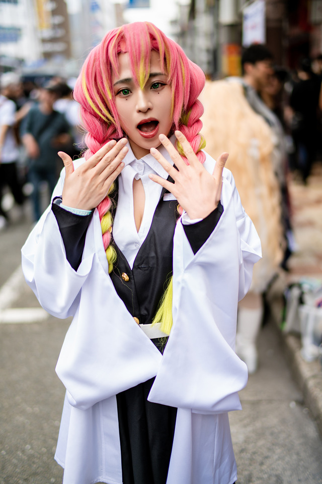 甘露寺蜜璃「鬼滅の刃」／シングルマザーまる（X：@rF0o7tBTQVEbPik）