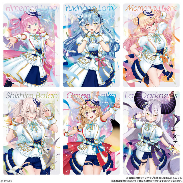 「ホロライブ」カード付きウエハース第3弾の全ラインナップ公開！メンバー49名の新規撮りおろし＆質問への手書き回答をプリント