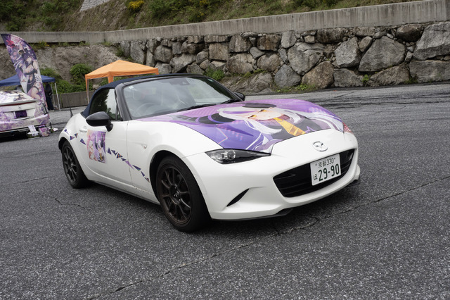 ホロライブ・ラプ様の痛車＆痛バイクが奥伊吹に集う！誕生日配信にあわせたファンの熱量が物凄かった【フォトレポ】