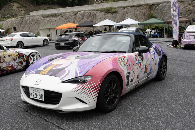 ホロライブ・ラプ様の痛車＆痛バイクが奥伊吹に集う！誕生日配信にあわせたファンの熱量が物凄かった【フォトレポ】