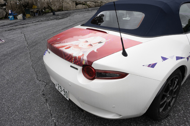 ホロライブ・ラプ様の痛車＆痛バイクが奥伊吹に集う！誕生日配信にあわせたファンの熱量が物凄かった【フォトレポ】