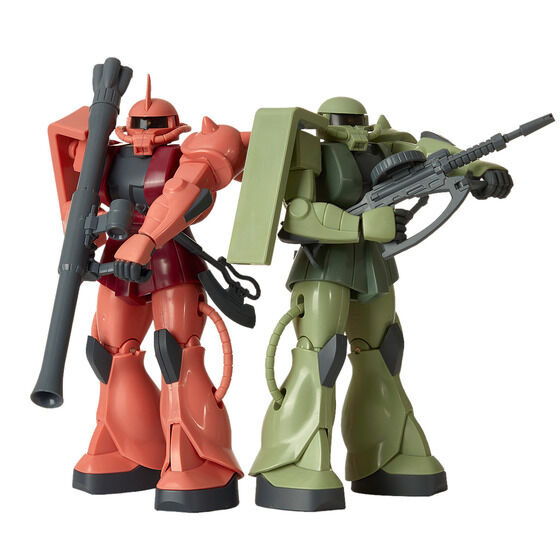 起動音が鳴る「ガンダム」「ザク」「シャア専用ザク」がサウンド戦士で立体化ーレトロな雰囲気を踏襲した“プチ可動”を楽しめる