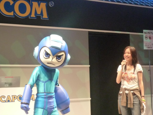 【TGS 2010】メガマンとガチャピンが夢のコラボ、その名はメガピン