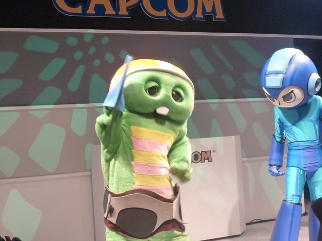 【TGS 2010】メガマンとガチャピンが夢のコラボ、その名はメガピン