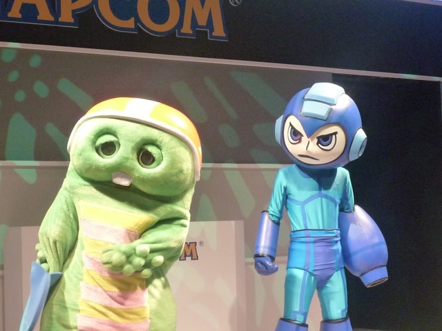 【TGS 2010】メガマンとガチャピンが夢のコラボ、その名はメガピン