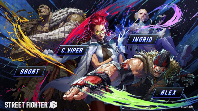 『スト6』Year3追加キャラたちの全身イラストがカッコイイ！堂々仁王立ちの「サガット」は威圧感たっぷり