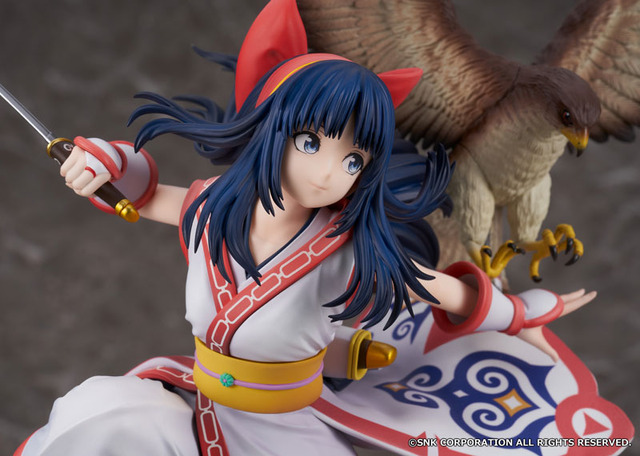 サムスピ屈指の美少女戦士「ナコルル」がフィギュア化！宝刀・チチウシ構える姿を再現、ダイナミックに翼広げる「ママハハ」も付属