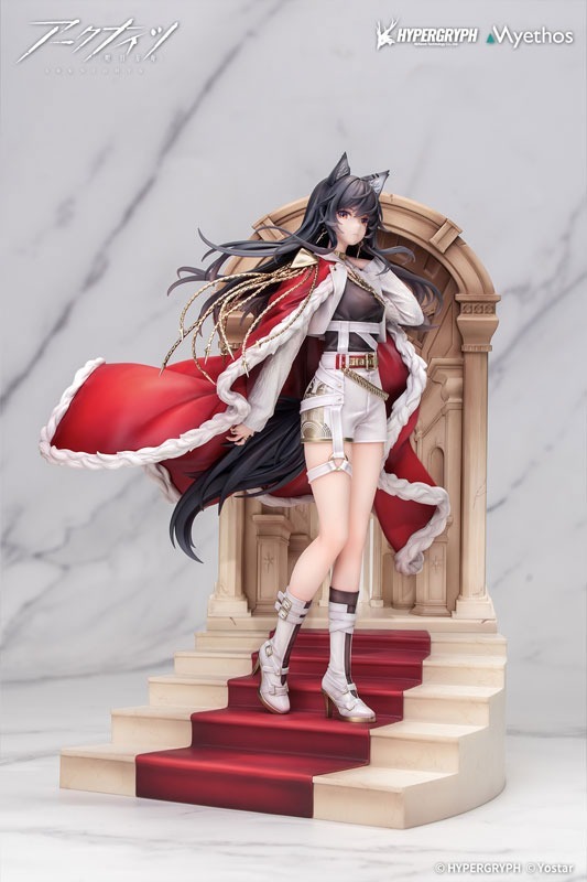 スラリと伸びた美脚から目が離せない！『アークナイツ』深紅のマントを纏った「血掟テキサス」フィギュアが圧倒的存在感