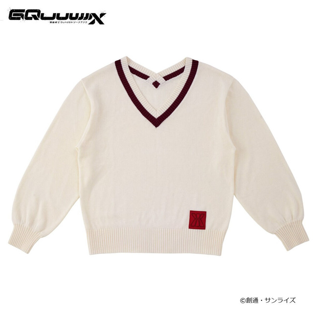 モデルさんの着こなす姿がかなりマチュ！「ガンダム ジークアクス」マチュの制服ニットやパイロットスーツがアパレルグッズ化