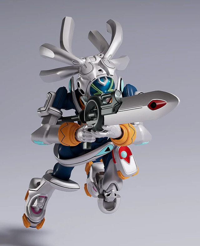 『スパロボ』や『A.C.E.』でも印象的な「キングゲイナー」がプラモデル化！主力武装「チェンガン」は2種類の刃パーツが付属