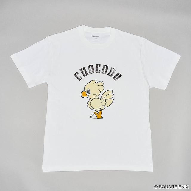 『FF』チョコボやサボテンダーが可愛いTシャツに！かすれた風合いのプリントもオシャレ