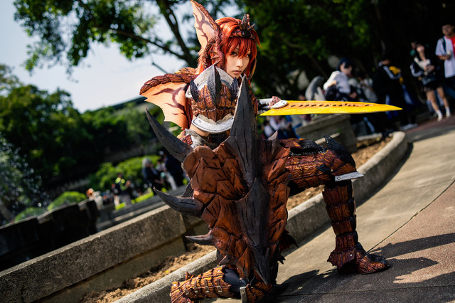 リオレウス装備『モンスターハンター』／七星めろん（X：@nanasemeron）