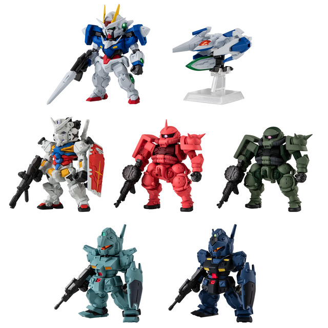 ダブルオーとオーライザーは合体可能！「ガンダム コンバージ」第28弾のラインナップ解禁―「白いガンダム」「ジム・カスタム」も揃った全7種