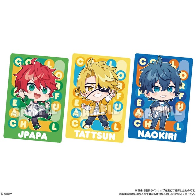 「カラフルピーチ」新作ウエハースが販売中！全種オリジナルイラストを使用、集合カードは豪華な金色箔押し