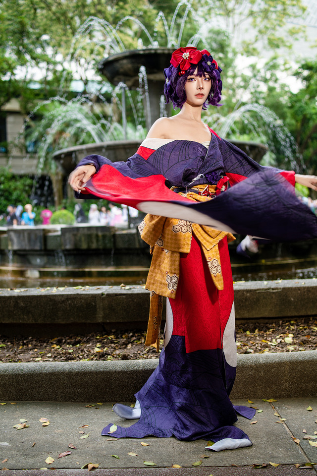 葛飾北斎『Fate/Grand Order』／四巫日モミ（X：@momihi__44、Instagram：momihi__444）