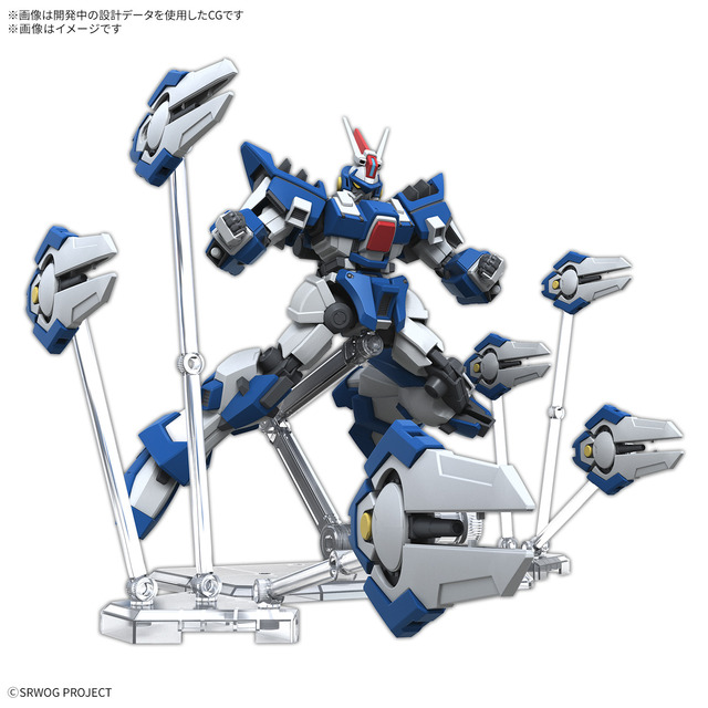 スパロボOG』よりプラモデル「HG アシュセイヴァー」パッケージ