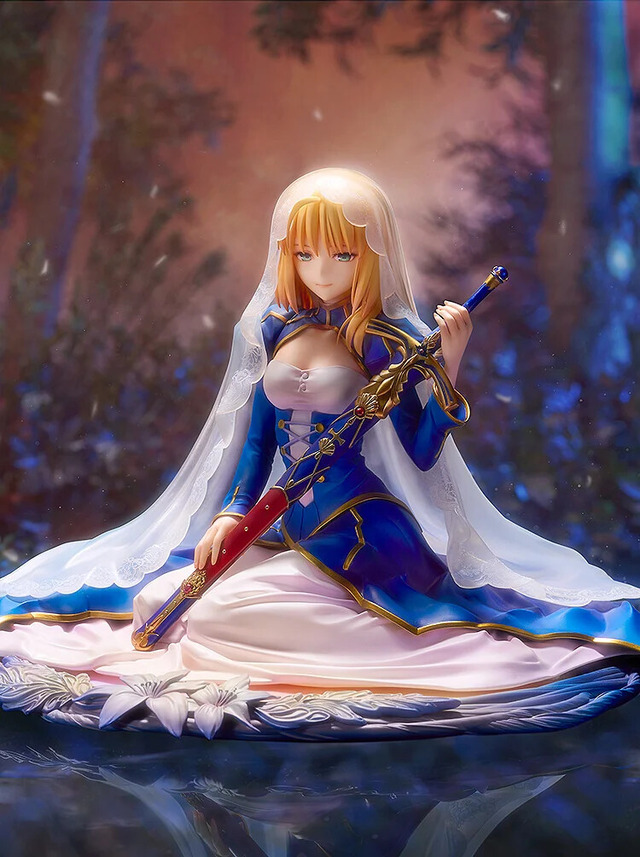 聖剣を抱えた姿が神々しい……！『Fate/stay night』原点の物語「Garden of Avalon」より、セイバーがスケールフィギュア化