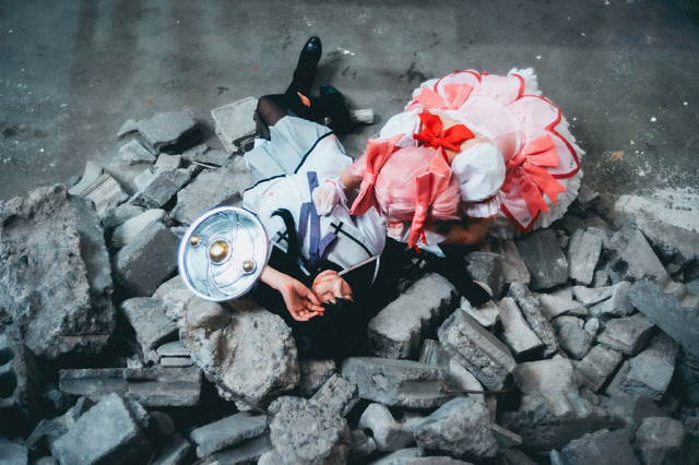 鹿目 まどか：つばさび（X：@tsubasabi）、暁美 ほむら：眞冬（X：@zzz_igs）撮影：ぼんごれ（X：@bongore1127st）